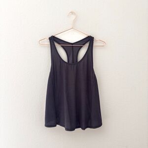 Old Navy Breathe Black Racerback Tank Top Size XL